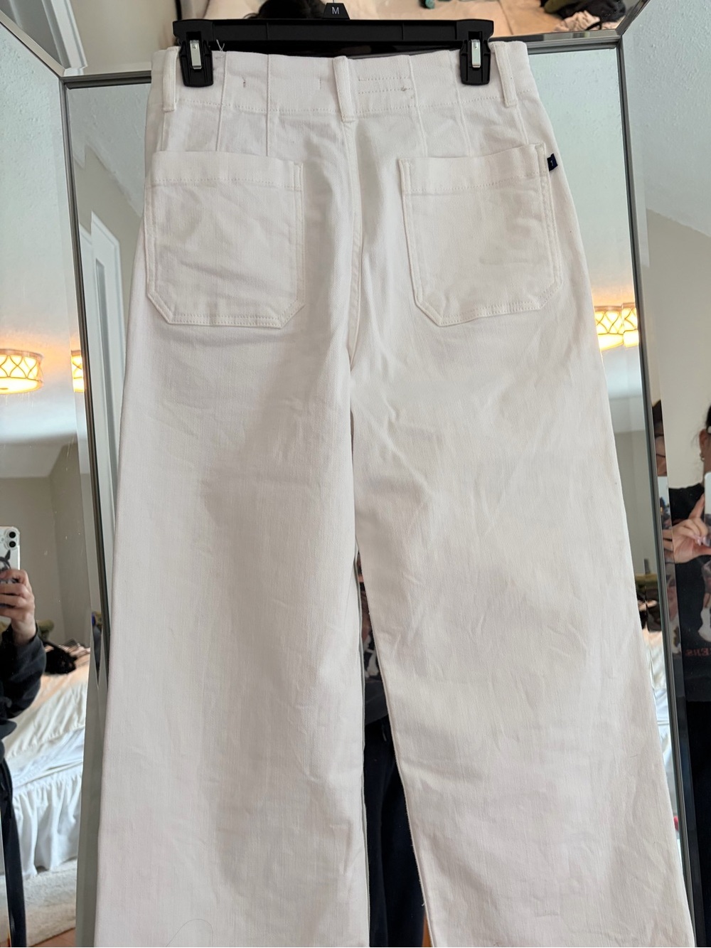 Pilcro white denim cropped jeans - Picture 2 of 4